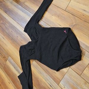 Black and silver Dance leotard